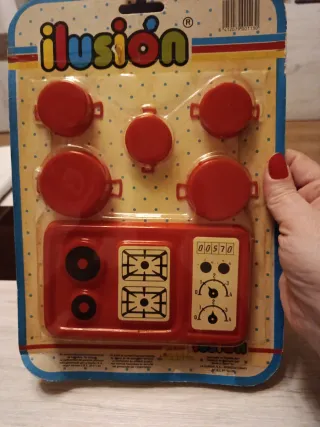 Blister Juguetes Cocina Cacharritos Años 80