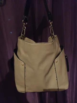 Bolso parfois color beige
