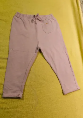 Lote 2 pantalones niña rosa.