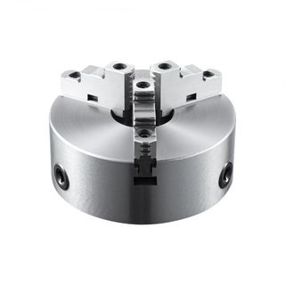 Chuck de Torno de 3 Garras, 8'', Chuck Autocentrante, Rango de Sujeción de 0.16-8 in/4-200 mm con Tornillos de Fijación en T y Llave Hexagonal, para Torno, Impresora 3D, Centro de Mecanizado, Máqu...