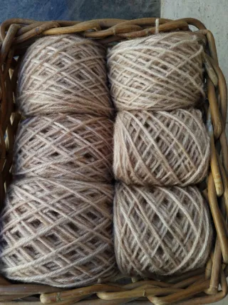 567gr de lana/poliamida color beige melange