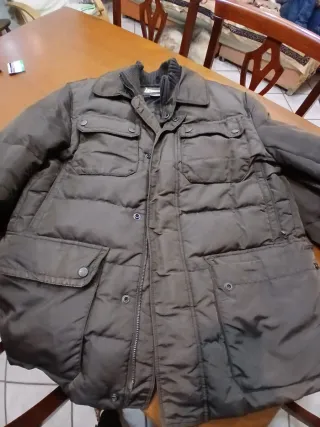 Piumino Geox uomo vera piuma taglia 52