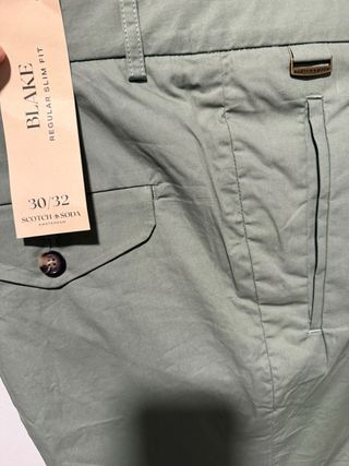 Calças Scotch & Soda Verdes Tamanho 30/32