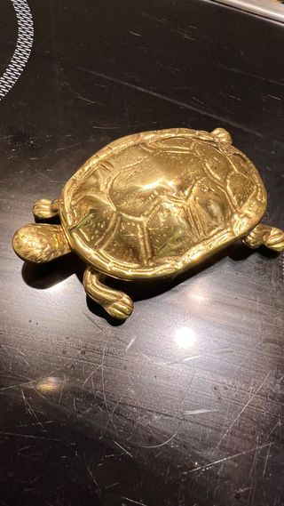 Tortuga de Bronce Decorativa