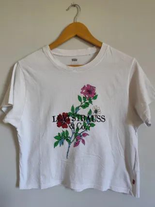 Camiseta Mujer Levi's Talla S Flores