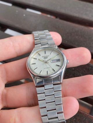 Reloj Seiko Automático Blanco/Plata