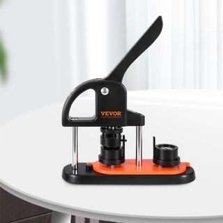 Máquina de Hacer Botones, Fabricante de Pines de 0.98 pulgadas/25mm, Kit de Prensa de Insignias Sin Instalación, Suministros para Hacer Botones DIY para Niños con 500 piezas de Piezas de Botón, Co...