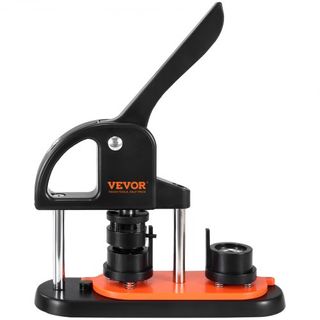 Máquina de Hacer Botones, Fabricante de Pines de 0.98 pulgadas/25mm, Kit de Prensa de Insignias Sin Instalación, Suministros para Hacer Botones DIY para Niños con 500 piezas de Piezas de Botón, Co...