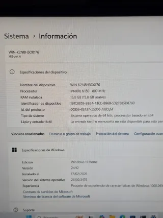 Portátil Huidun HiBook 6 - 16GB RAM - 512GB SSD