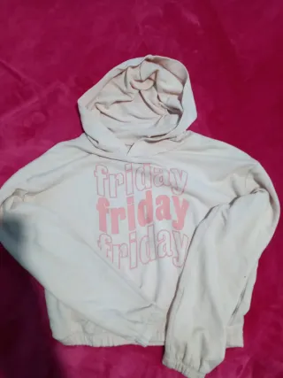 Sudadera corta con capucha