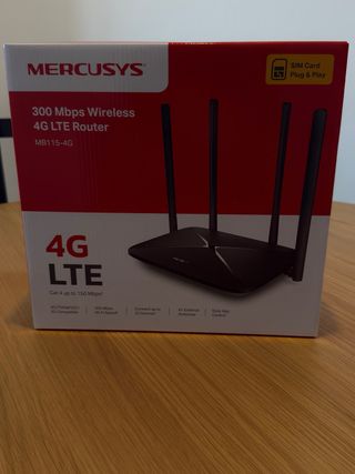 Router 4G LTE Inalámbrico MERCUSYS 300 Mbps