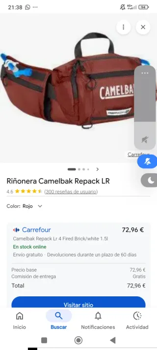 Camelbak Riñonera Hidratación Repack LR 4