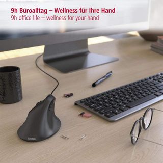 - Hama | Ratón Ergonómico para Zurdos EMC-500L (