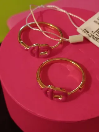 Pendientes Aro Tous colección Manifesto Oro Rosa