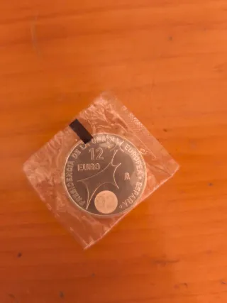 Moneda 12 Euros Plata Carlos y Sofía 2002