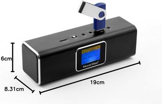 Musicman Altavoz portátil con pantalla MA Sonido e