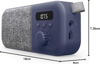 Energy Sistem Fabric Box Radio Navy (FM Radio, 120