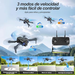 Drone con Cámara 4K para Niños y Adultos, Quadcopt