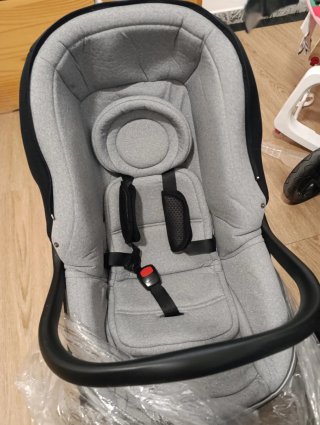 Carrito Bebé Jane Muum Gris+ silla para el coche.