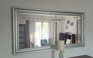 Espejo Madera Plateado