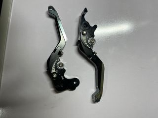 Manetas de moto negras ajustables