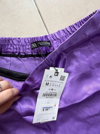 Pantalones Zara Satinados
