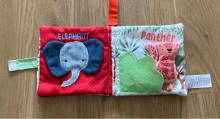 Libro tela sensorial bebe