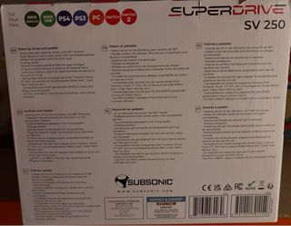 Volante Superdrive SV250 para PC, PS4, Xbox