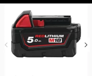 Batería Milwaukee M18 REDLITHIUM 5.0 Ah