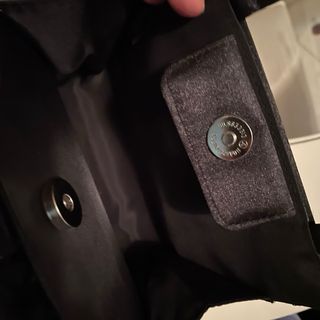 Borsa Lancome nera con rose