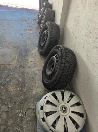 4 llantas  205/55 R 16 con neumaticos