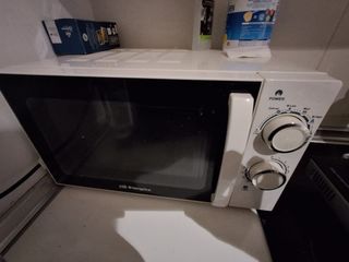 Nevera Haier, Lavadora LG y Microondas Orbegozo