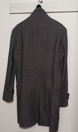 Abrigo elegante gris Zara Talla L