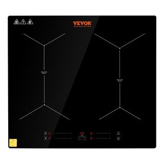 Placa de Cocción Eléctrica de 24 Pulgadas 4 Quemadores Superficie de Vidrio Cerámico Control Táctil