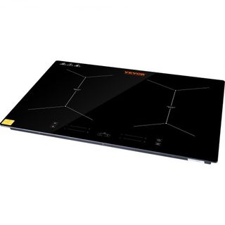 Placa de Cocción Eléctrica de 24 Pulgadas 4 Quemadores Superficie de Vidrio Cerámico Control Táctil