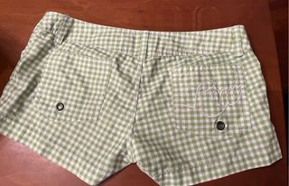 Pantaloncini RRD a quadretti verdi e bianchi