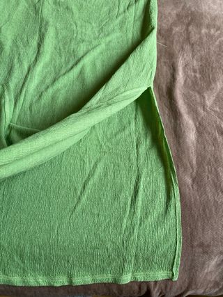 Vestido largo Azzurro verde talla única