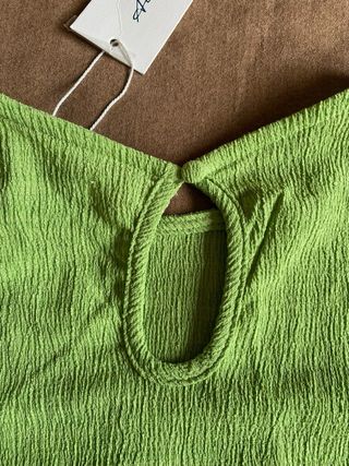 Vestido largo Azzurro verde talla única