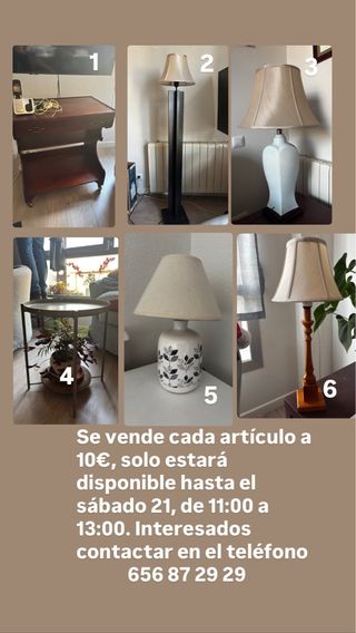 Lampade da tavolo e da terra