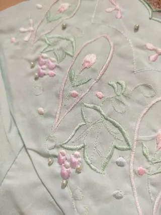 Camisón Lady Diana Talla 36 Verde NUEVO