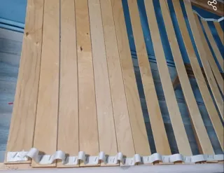 Cama alta infantil de madera