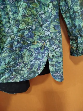 Blusa premaman H&M verde/blu