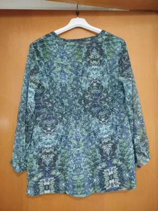 Blusa premaman H&M verde/blu
