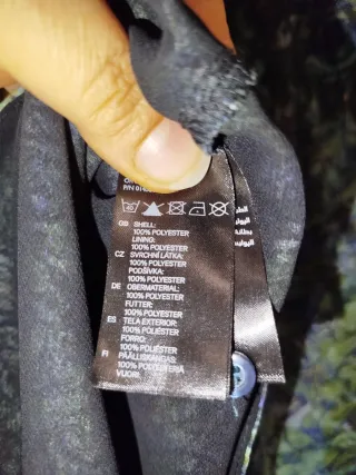 Blusa premaman H&M verde/blu