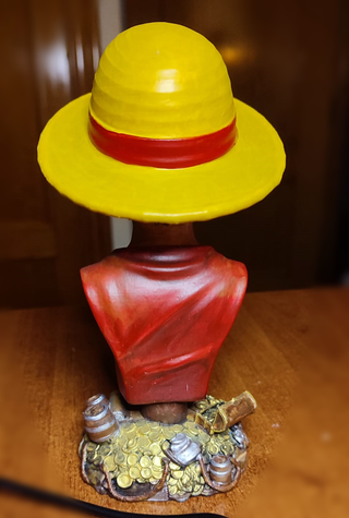 Busto Monkey D. Luffy 3D Pintado a Mano