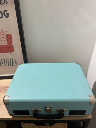 Tocadiscos Prixton Turquesa y Negro