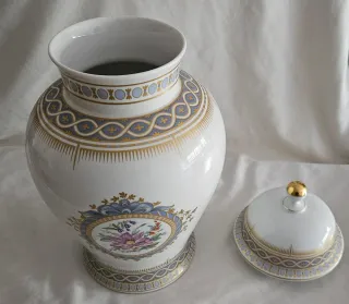 Jarrón Porcelana Kaiser Royal Tapa Floral