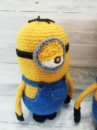 Minions Kevin y Stuart muñecos tejidos