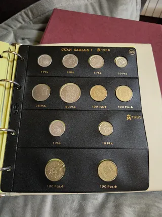 Álbum Monedas España Juan Carlos I