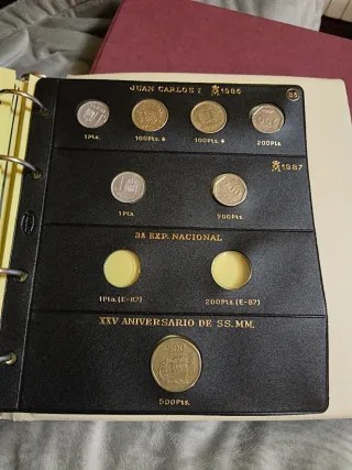 Álbum Monedas España Juan Carlos I